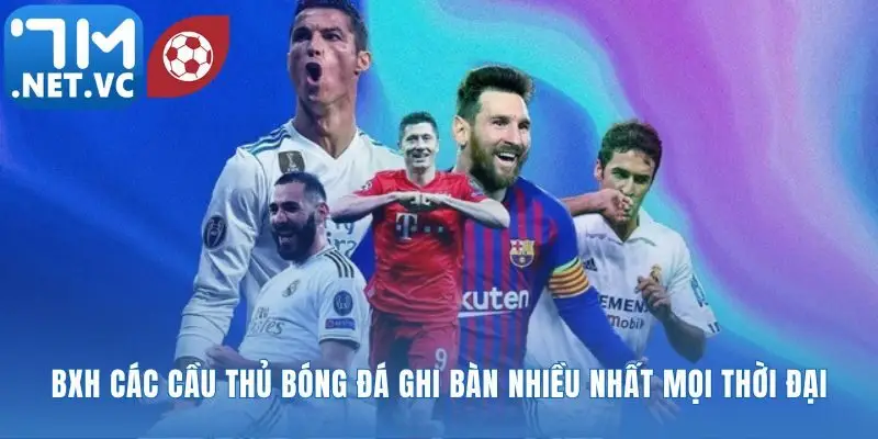 Cuộc đua vĩ đại của các cầu thủ bóng đá ghi bàn nhiều nhất thế giới